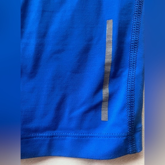 Nike Dri-Fit Women’s Blue Cropped Running Leggings w Pockets Size Small - Picture 14 of 16